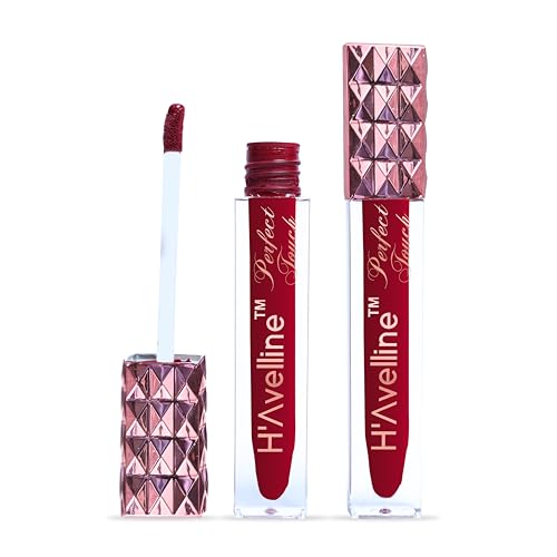 Image of H'Avelline Perfect Touch Velvet Matte Liquid Lipstick - Raspberry Rupture | Highly Pigmented | Lightweight Smooth Texture | Transfer Resistant | Long Lasting Hydrating Formula