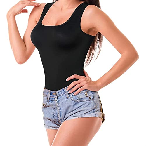 Bodysuit reductor para mujer sin mangas faja moldeadora ZR98US t-shirt