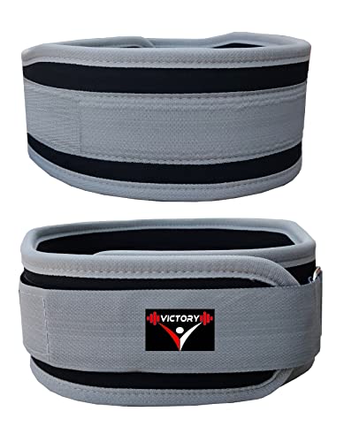 Image of VICTORY Multipurpose Weight Lifting Belt for Back Support Comfortable & Durable for Weightlifting, Gym, Workout Unisex (4 inch wide)