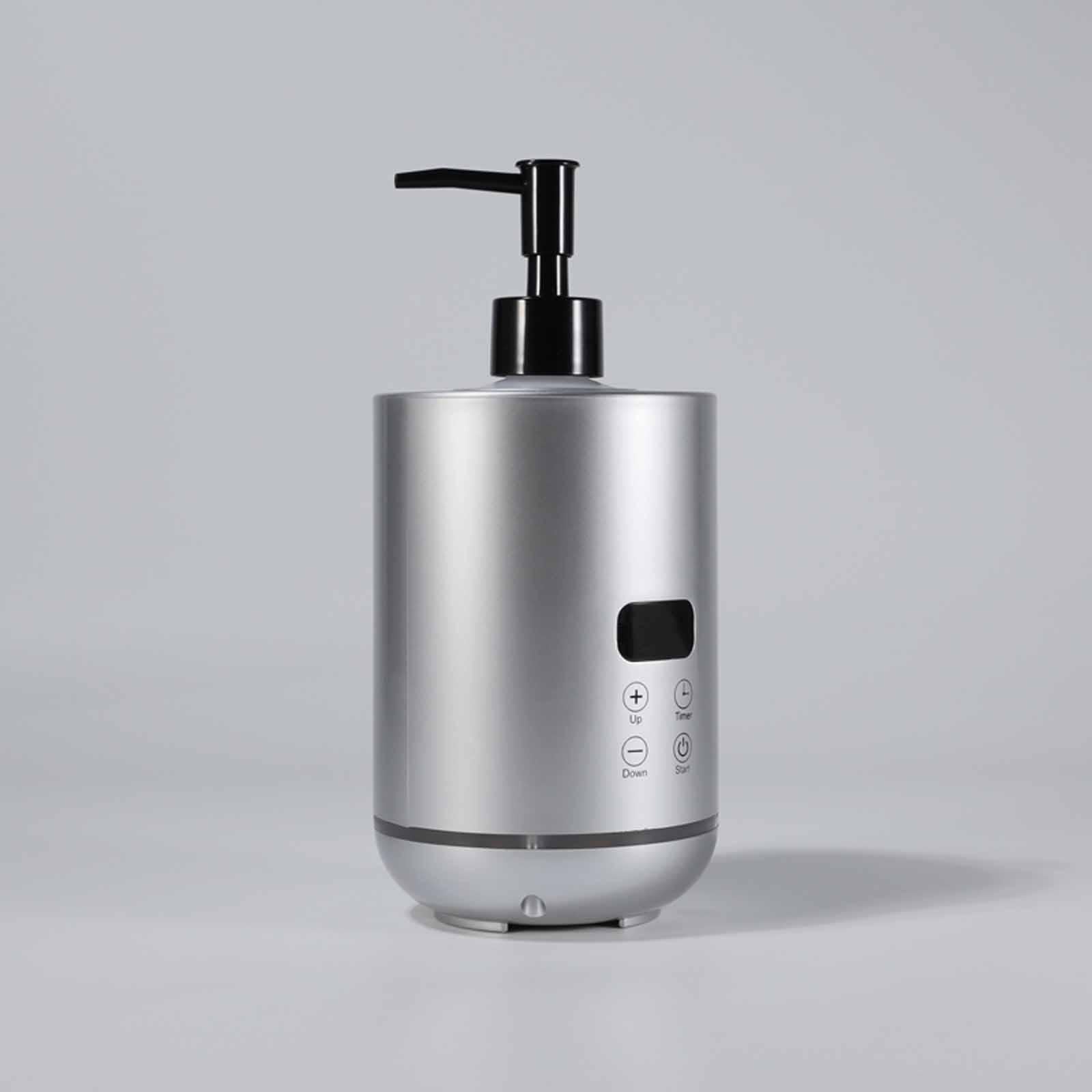 3 Pièces Chauffe-huile de Massage Électrique Chauffe-bouteille Chauffe-lotion et Crème avec Écran LED et Minuterie Intégrée Approprié pour Le Spa et, Argent