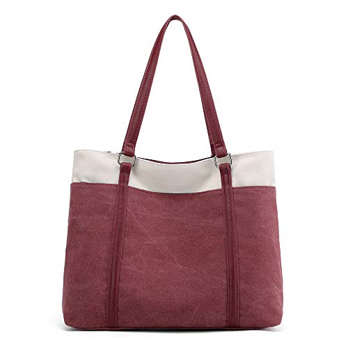Laqiya Sac à bandoulière en toile pour femme pour femme et sac hobo (violet) Cover