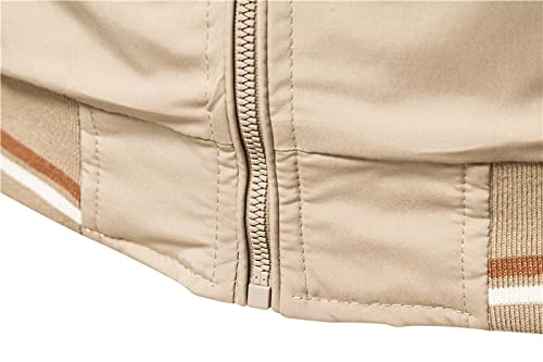 CNSTORE casacos e jaquetas masculinos Jaqueta corta-vento manga longa gola com zíper Jaqueta masculi