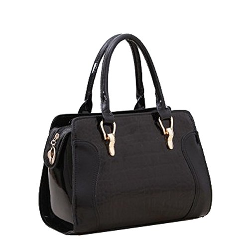 Sacs à bandoulière femme motif crocodile chic et sac de messager verni