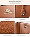 LOVEVOOK Laptop Tote Bag for Women,15.6 Inch Waterproof PU Leather Work Bag, Professional Computer Bags Business Office Work Briefcase Handbag Purse Shoulder, Office Gifts for Women, Brown