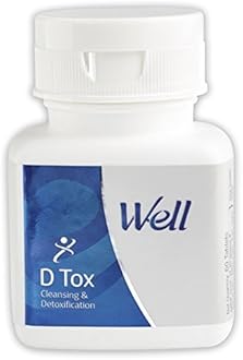 Modicare Well D Tox Body Cleansing Detoxification Natural Weight Management Supplement - Pack of 60 Veg Tablets