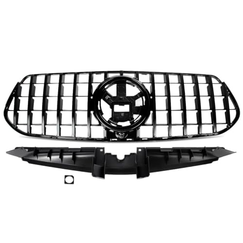 Grilles radiateur Benz W167 GLE finition noir brillant style GT R