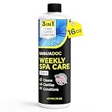 AquaDoc 3 in 1 Hot Tub Weekly Care - Concentrated Spa Water Conditioning Treatment with Cleaner and Clarifier Support to Help Reduce Residue and Improve Water Appearance - Made in USA - 16 oz