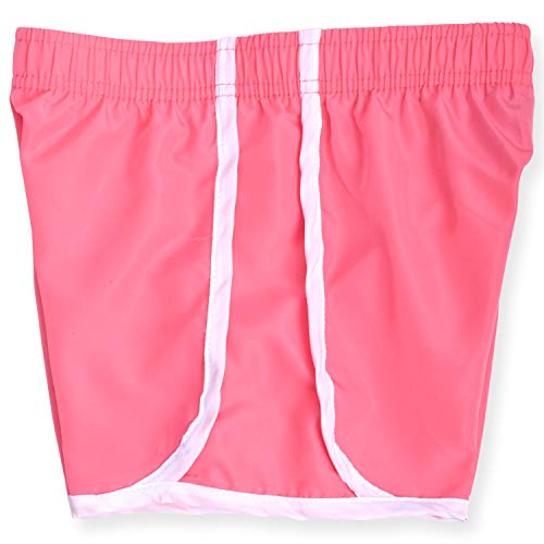 Conjunto de 2 shorts para corrida e academia Cheetah Girls, Hot Pink/Black, 10-12