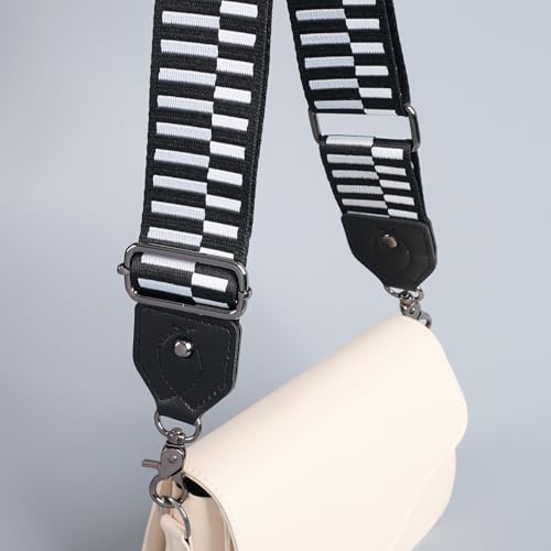 Image of chushui Silver Hardware Purse Strap,Replacement Crossbody Adjustable Shoulder Strap for Handbag Bag
