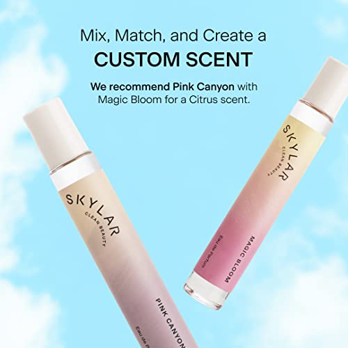 Skylar Pink Canyon Eau De Perfume - Hypoallergenic & Clean Perfume For Women & Men, Vegan & Safe For Sensitive Skin - Woody Citrus Perfume With Notes Of Grapefruit, Pink Salt & Cedar - (10Ml /0.33 Fl Oz) #TOP6