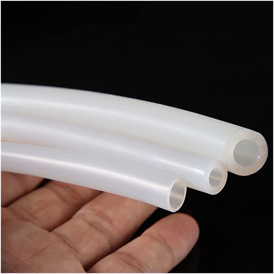 1PCS 1M Industrial Grade High Temp Resistant Silicone Rubber Hose Capillary Pipe Tube Inner Dia 1-40mm(ID 20mm x OD 26mm)