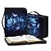 Bible Cover Case with Bookmark Belt for Women Dreamy Rose Bible Covers with Handle Large Church Study Book Protector Pouch Zippered Book Case for Daily Use