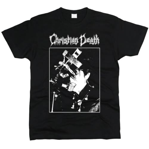GUEWBF Christian Death Men T ShirtBlack3XL