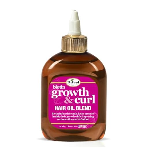 Difeel Biotin Growth & Curl Premium Hair Oil 7.1 oz.