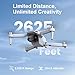 GPS Drone with Dual 4K UHD Cameras for Beginners, Adults & Kids, Brushless Motor, WiFi FPV, Under 249g, SD Card Slot (Card Not Included), 50-Min Flight, 2,625ft Range, Auto Return, 5G Transmission, Altitude Hold, Foldable — RC Quadcopter Gift