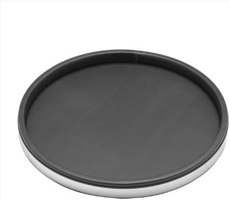 Kraftware Serving Tray, Black, 14-Inch, Perfect for Coffee Table, Ottoman Tray, Breakfast Table, Living Room Décor, MADE IN U.S.A.