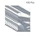 uxcell Antistatic Shield Shielding Bag, Flat Open Top Anti Static Bag for Electronic Devices, 5x7 inch(125x180mm), 100 PCS