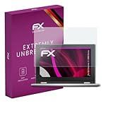 atFoliX Glasfolie kompatibel mit Dell Inspiron 11 3000 Series Panzerfolie, 9H Hybrid-Glass FX Schutzpanzer Folie