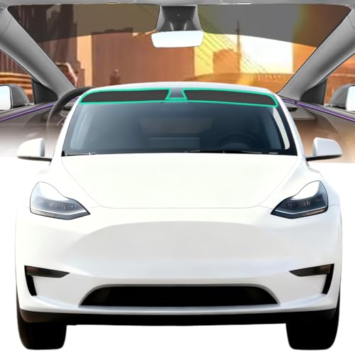 AUTOTEK Front Windshield Sun Strip Tint for Tesla Model Y 2020–2024