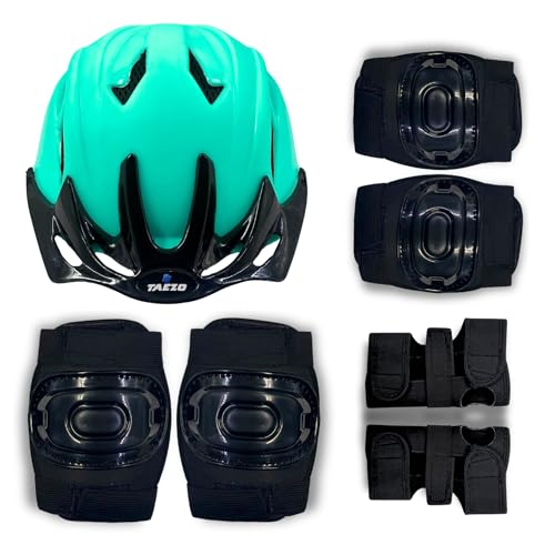 Image of Taezo 7-Pc Kids Skating Safety Kit, Medium, 55cm