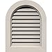 Ekena Millwork GVWRT34X2600SFPWR Round Top Gable Vent Gable Vent, 34"W x 26" (39"W x 31"H Frame Size), Western Red Cedar, Primed