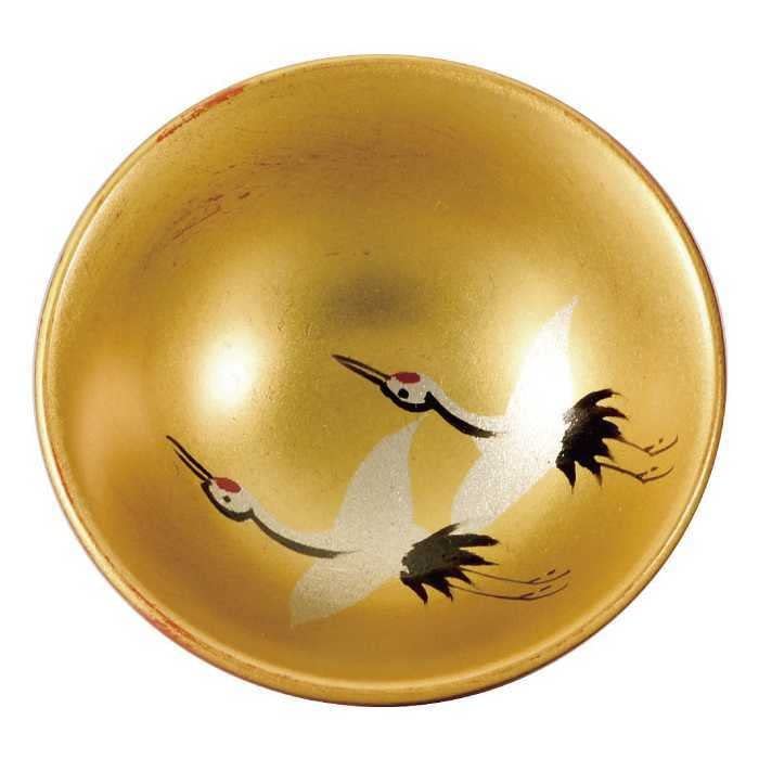 値下げ【新品未使用】会津漆器　金地1.8小盃　5客　鶴亀松竹梅　手描き　会津塗り Amazon.co.jp: 会津漆器 金地 1.8 小盃 5客セット 鶴亀松竹梅