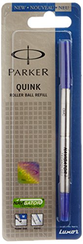 Image of Parker Vector Gift Set Spark Black Special Edition Roller Ball Pen Round Key Chain & Parker Quink Roller Ball Pen Refill, Blue