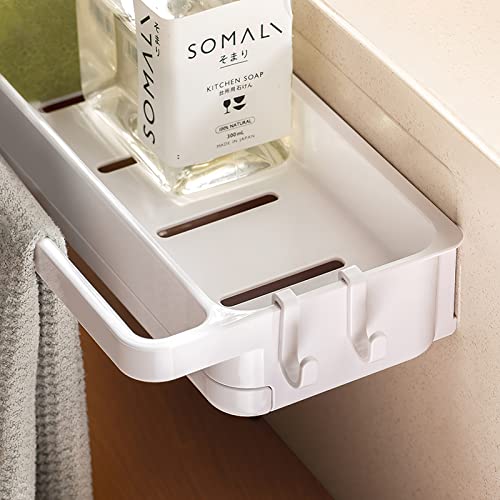 Miniatura 5 de Toski Organizador De Fregadero Para Utensilios De Cocina, Cepillo De Esponja Para Escurridor, Sink Caddy Soporte Con Bandeja Extraíble Y Toallero