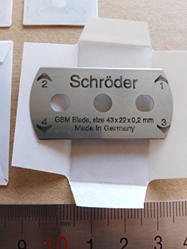 GLTL(12PCS)Blades for Round Cutter for Textile, Fabric GSM Sampling/Fabric Weight Cutter(12PCS)