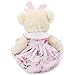 Oitscute Small Baby Teddy Bear with Cloth Cute Stuffed Animal Soft Plush Toy 10