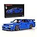 Rersheng Initial-d GTRS R34 Sport car MOC Technology Building Kits and Construction Toy, Adult Collectible Model Cars Set to Build, 1:14 Scale JDM Car Model NEW2023 (833 Pcs)