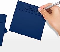 Vista 200 de LUXPaper Sobres de invitación cuadrados Despegar y prensar 8 x 8 pulgadas Natural Texto de 70 libras 50