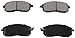 DuraGo BP815 C Front Ceramic Brake Pad