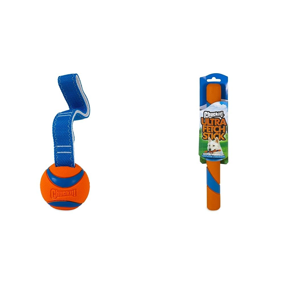 Chuckit! Ultra Tug Dog Toy (Medium) and Ultra Fetch Stick Dog Toy