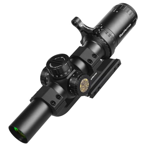 WestHunter Optics HD 1.2-6x24 IR FFP Precisión Miras Telescópicas, Exclusivo para Competiciones Deportivas de Corta Distancia| Zestaw Picatinny AL8