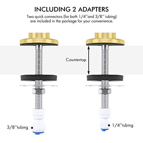 Kes Ro Faucet Water Filter Faucet Non-Air-Gap Drinking Water Beverage Faucet For Reverse Osmosis Systems Water Filtration System 304 Stainless Steel Brushed Gold, Z504Clf-Bz #TOP4