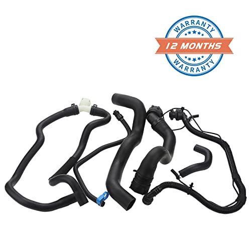 6 Pcs Engine Radiator Coolant Hose & Heater Hose & Pcv Pipe & Coolant Inlet Hose Set Compatible With 2011-2016 Chevy Cruze 1.4L, Replace#13251447 13251435 13291779 94543097 25193343 55596898 #TOP6