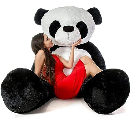 Image of Bigstep Soft Toys Panda Teddy Bear, Soft Toys, Teddy Bear 6 feet for Girls, Birthday Gift for Kids Girls Boys, Wife, Girlfriend, Wedding for Couple, Someone (6 feet, Panda)