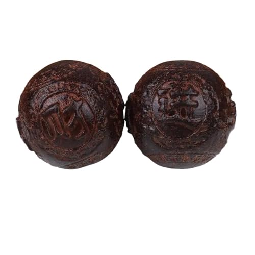 Bolas Baoding Bolas de madera con punta for ejercicio manos, masaje, alivio del estrés, for entrenamiento fuerza y ​​relajación(Color 2)