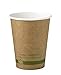 World Centric - CU-PA-12-K 100% Compostable Cups by , Made from FSC Mix Paper, Hot Cups, 12 oz, Kraft (Pack of 1000)