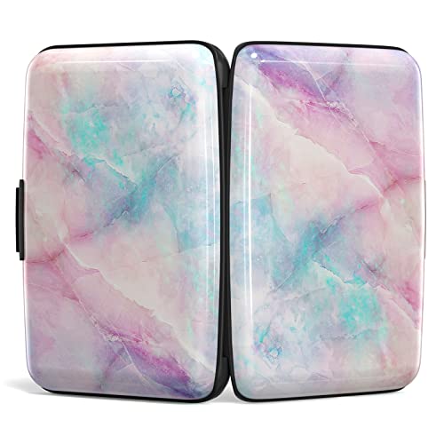 Atufsuat Credit Card Holder, Mini Aluminum Card Wallet Rfid Blocking Slim Metal Hard Card Case For Women Men thumb #4