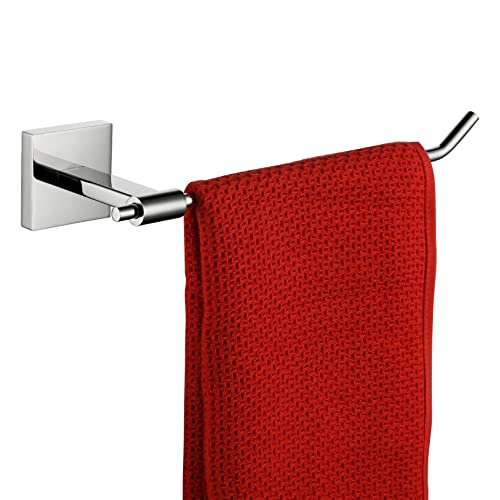 KOKOSIRI Toallero de mano barra de baño toalla titular para baño cocina 9 pulgadas collar titular cromo acero inoxidable B3005CH Cover