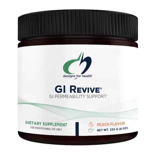 Designs for Health GI Revive Powder - Slippery Elm Gut Health Support with Licorice Root, L-Glutamine + Zinc Carnosine - MSM, Marshmallow Root Powder + Okra Extract (28 Servings)