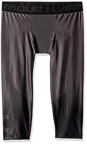 Under Armour Men's Heatgear Armour 2.0 3/4 Legging novelty, Charcoal (020)/Black, Medium