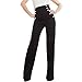 Toocool - Pantaloni Donna Campana Vita Alta Zampa Elefante Elasticizzati Hot Nuovi AS-531 [L,Nero]