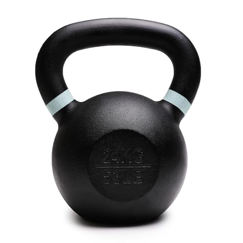 NORTHERN Kettlebells Weights Cast Iron Workout Equipment for Home Gym Fitness Strength Training Cardio Toning Muscle Growth & Exercise Easy-Grip Handle 2kg 4kg 6kg 8kg 10kg 12kg 16kg 20kg 24kg 28kg