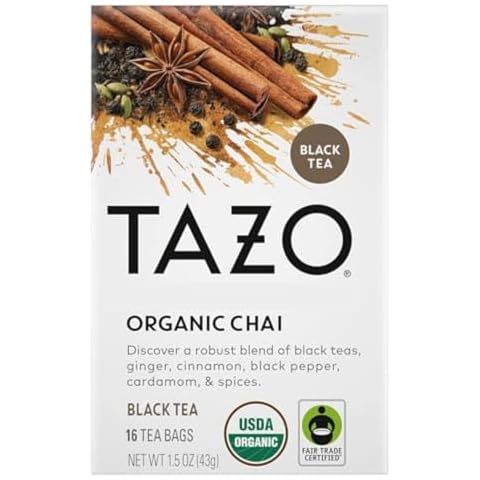 TAZO Organic Chai Black Tea Bags Cover