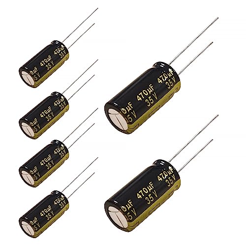 Replacement for 6 pcs Panasonic FM Series Capacitors 35V 470uf Low Impedance