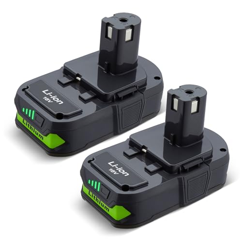 LORDONE 3000mAh P108 Replacement Battery for Ryobi 18V 2 Pack