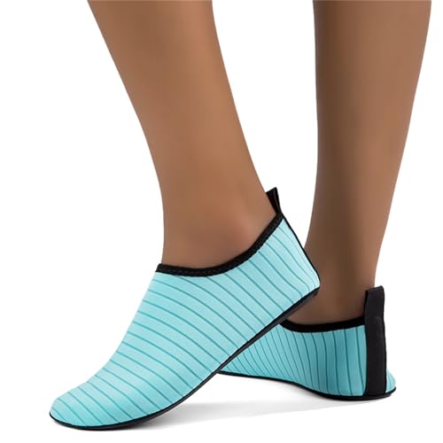 Water Shoes for Women Men Quick-Dry Aqua Socks Swim Beach Barefoot Yoga Exercise Wear Sport Accessories Pool Camping Must Haves Adult Youth Size Non Slip River Lake surf Black Breathable4